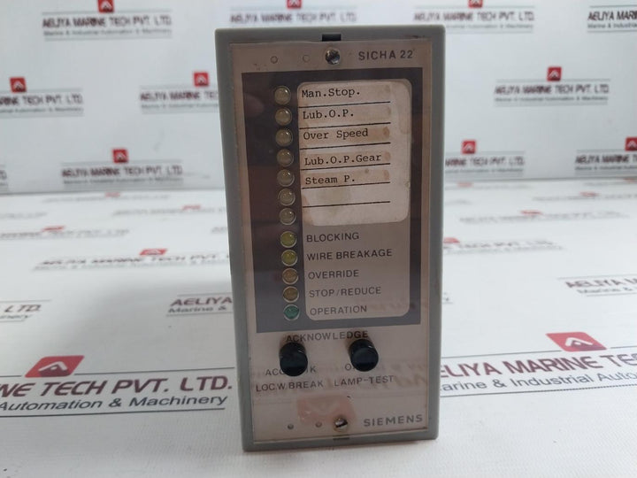 Siemens Sicha 22 Controller Module 760 Gm