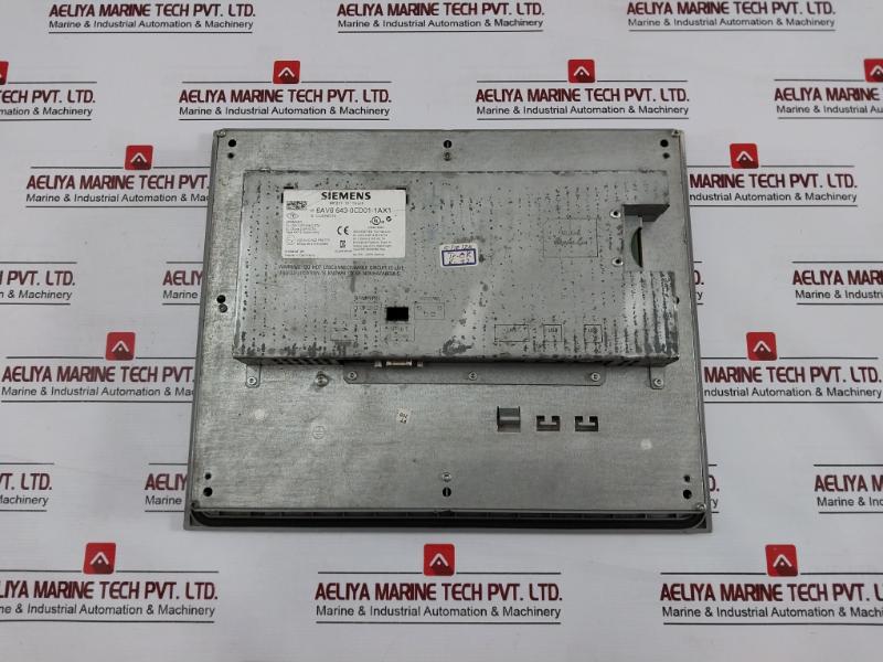 Siemens Simatic 1P 6Av6 643-0Cd01-1Ax1 Operator Interface PANEL Mp277 10 Touch S C-c5E60716