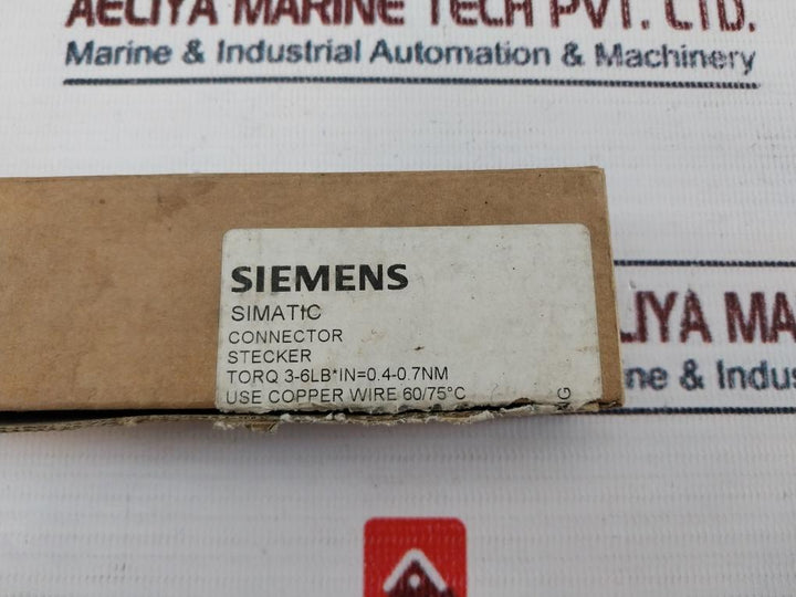 Siemens Simatic 1P 6Es7 392-1Aj00-0Aa0 Connector
