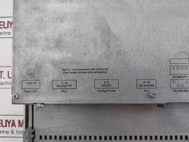 Siemens Simatic 6Av6 545-0Da10-0Ax0 Operator Interface PANEL Dc24V Touch-12 Tft