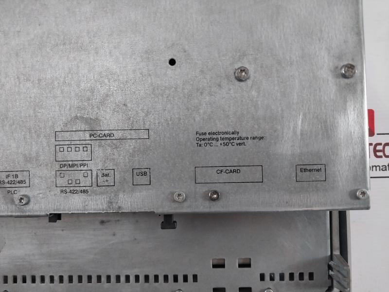 Siemens Simatic 6Av6 545-0Da10-0Ax0 Operator Interface PANEL Dc24V Touch-12 Tft