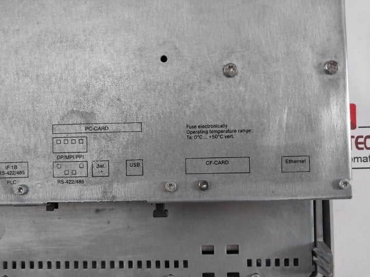 Siemens Simatic 6Av6 545-0Da10-0Ax0 Operator Interface PANEL Dc24V Touch-12 Tft