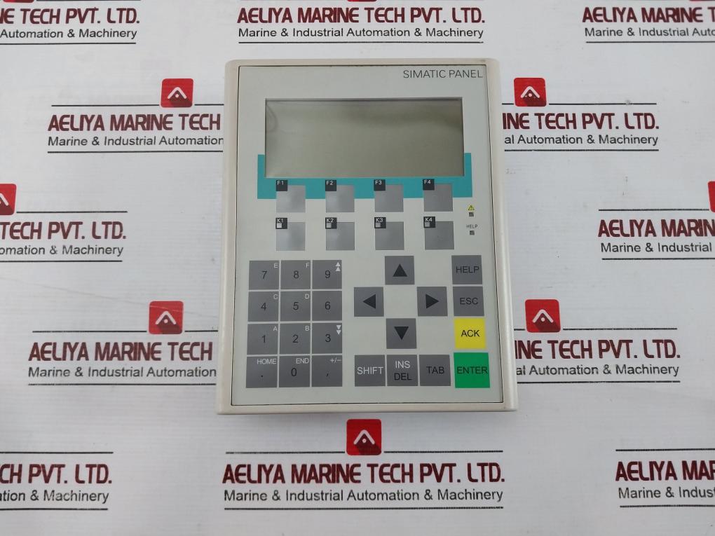 Siemens Simatic 6Av6 641-0Ca01-0Ax1 Operator Panel Op 77B 24V Lc Display Backlit