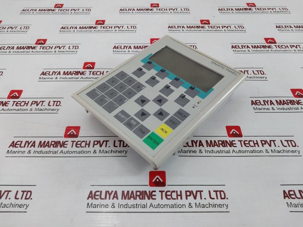 Siemens Simatic 6Av6 641-0Ca01-0Ax1 Operator Panel Op 77B 24V Lc Display Backlit