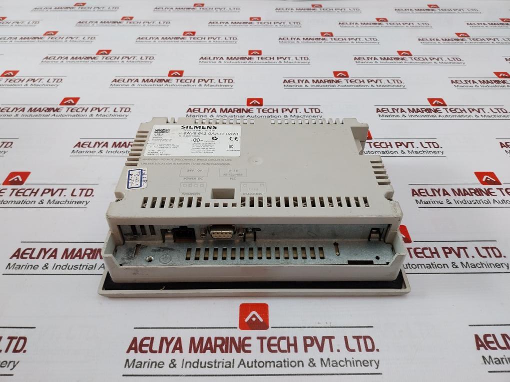 Siemens Simatic 6Av6 642-0Aa11-0Ax1 Operator Interface Touch Panel Dc24V