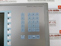 Siemens Simatic 6Av6 643-0Dd01-1Ax1 Key Multi Panel With Retentive Memory Mp 277 10"
