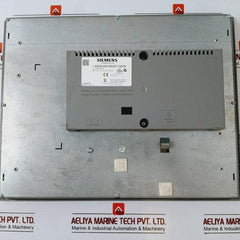 Siemens 6Av6 647-0Ag11-3Ax0 Simatic Touch Panel Dc 24V/1A Max Tp1500 Basic Pn