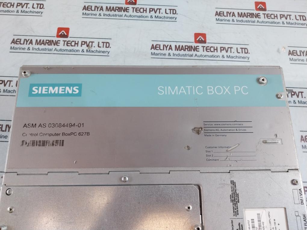 Siemens Simatic 6Bk1000-0Ae40-1Aa0 Control Computer Box Pc 627B Dc 24V