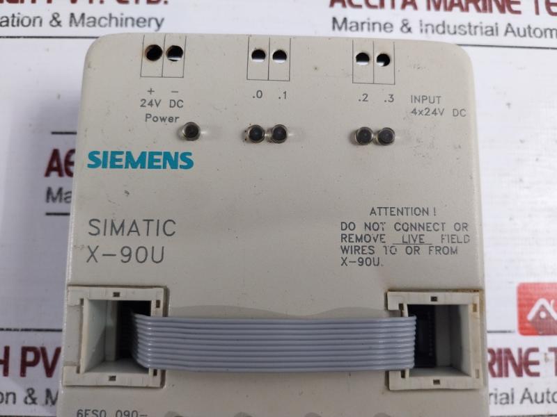 Siemens Simatic 6Es0 090-8Mx01 Bus Module 4 X 24V Dc