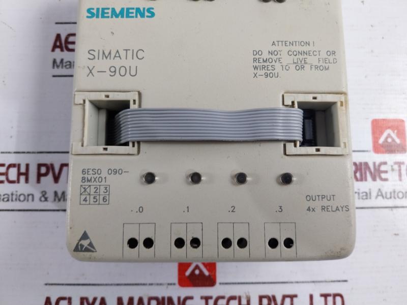 Siemens Simatic 6Es0 090-8Mx01 Bus Module 4 X 24V Dc