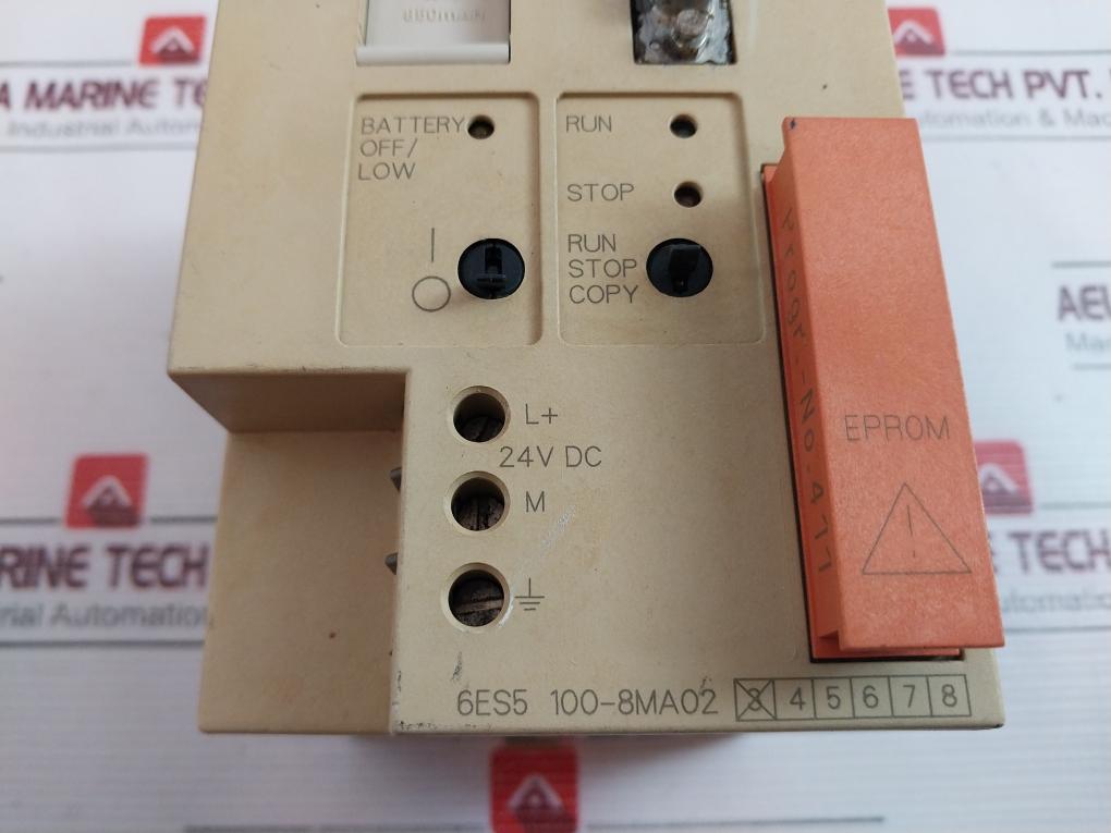 Siemens Simatic 6Es5 100-8Ma02 Central Processor Unit 6Es5 375-1La15