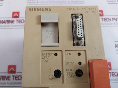 Siemens Simatic 6Es5 100-8Ma02 Central Processor Unit 6Es5 375-1La15