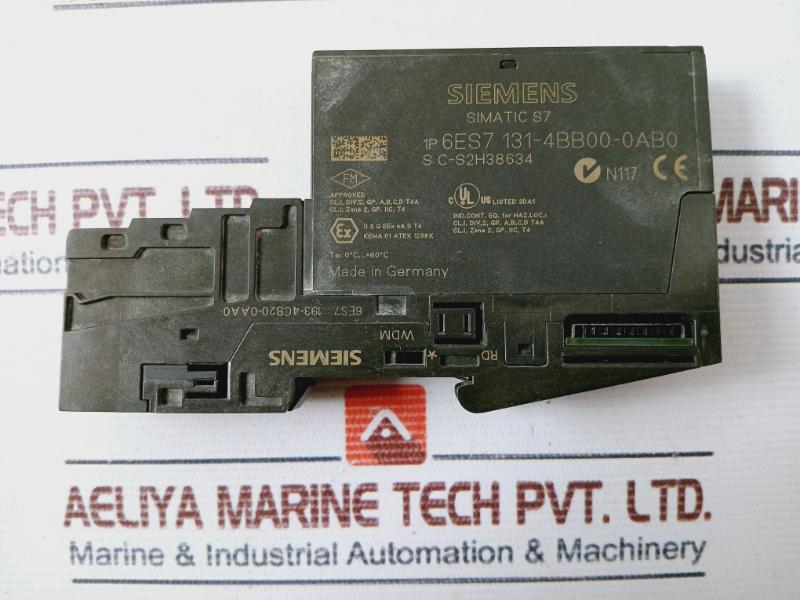 Siemens Simatic 6Es7 131-4Bb00-0Ab0 Dp 5 Electronic Module For Et 200S Dc24V