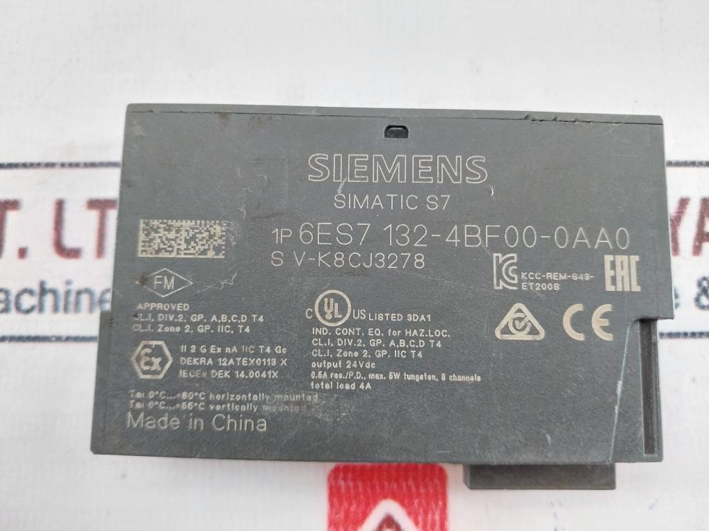 Siemens Simatic 6Es7 132-4Bf00-0Aa0 Digital Output Module