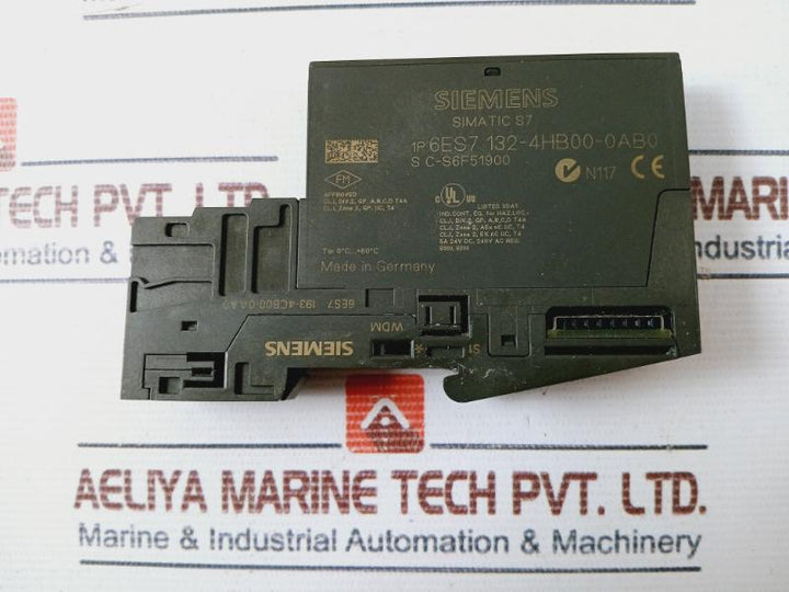 Siemens Simatic 6Es7 132-4Hb00-0Ab0 Dp 5 Electronic Module For Et 200S 5A 24V Dc