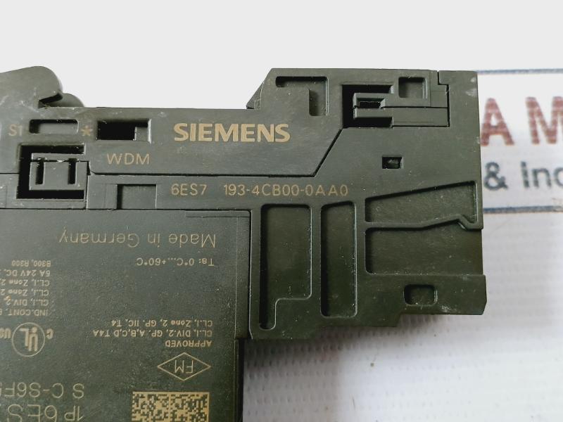 Siemens Simatic 6Es7 132-4Hb00-0Ab0 Dp 5 Electronic Module For Et 200S 5A 24V Dc