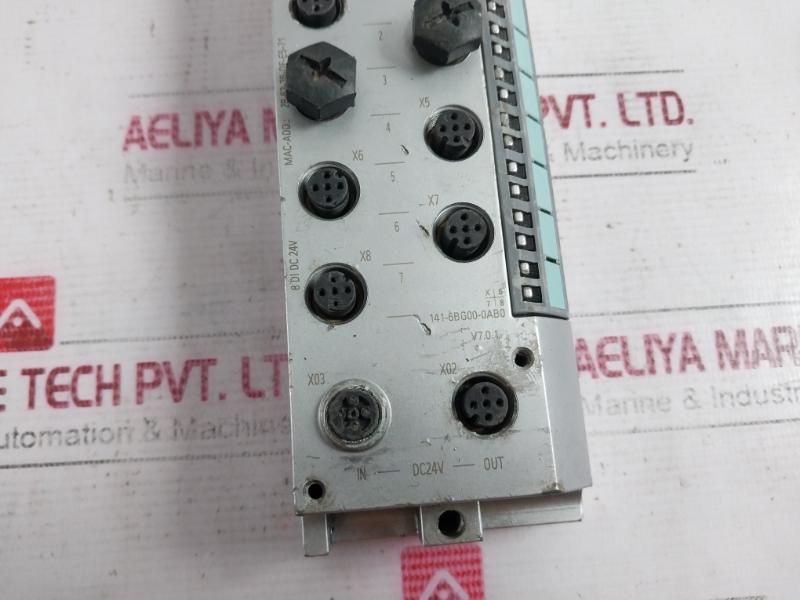 Siemens Simatic 6Es7 141-6Bg00-0Ab0 Et200 Digital Input Module V7.0.1 24Vdc Ip67