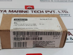 Siemens Simatic 6Es7 392-1Aj00-0Aa0 Front Connector S Wmr/J1