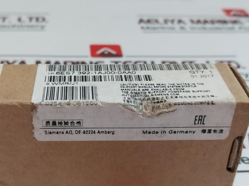 Siemens Simatic 6Es7 392-1Aj00-0Aa0 Front Connector S Wmr/J1