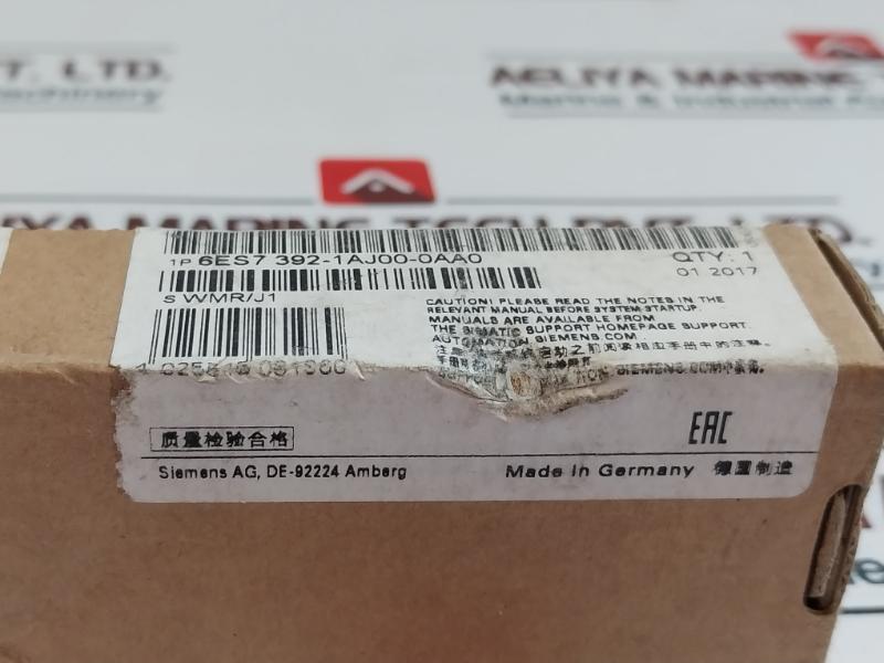 Siemens Simatic 6Es7 392-1Aj00-0Aa0 Front Connector