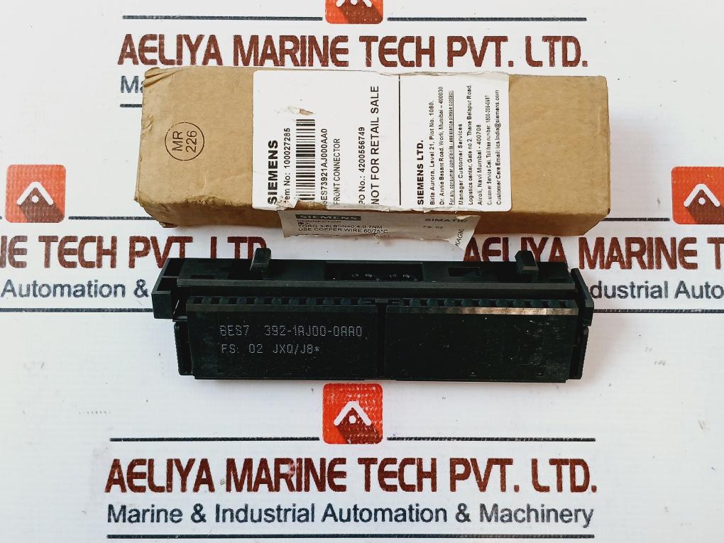 Siemens Simatic 6Es7 392-1Aj00-0Aa0 Front Connector S Jxq/J8