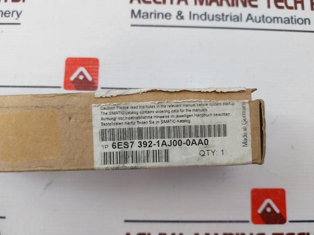 Siemens Simatic 6Es7 392-1Aj00-0Aa0 Front Connector For Signal Module 0.4-0.7Nm