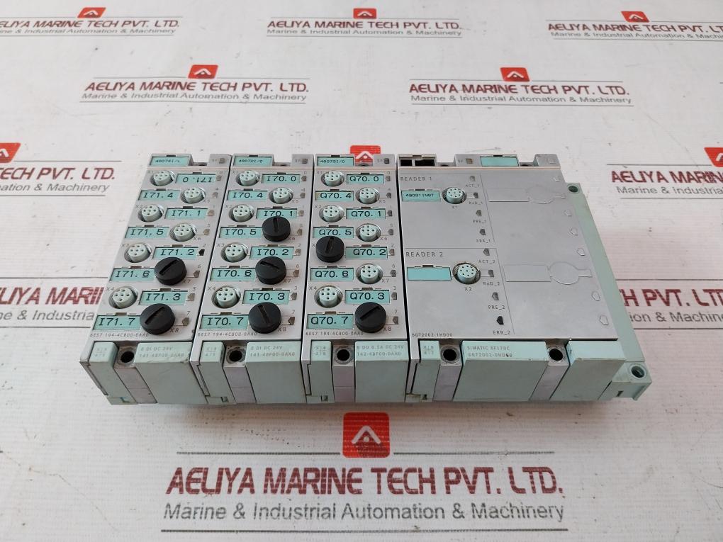 Siemens Simatic 6Gt2002-1Hd00 Rfid Connection Block For Rf170C 24Vdc