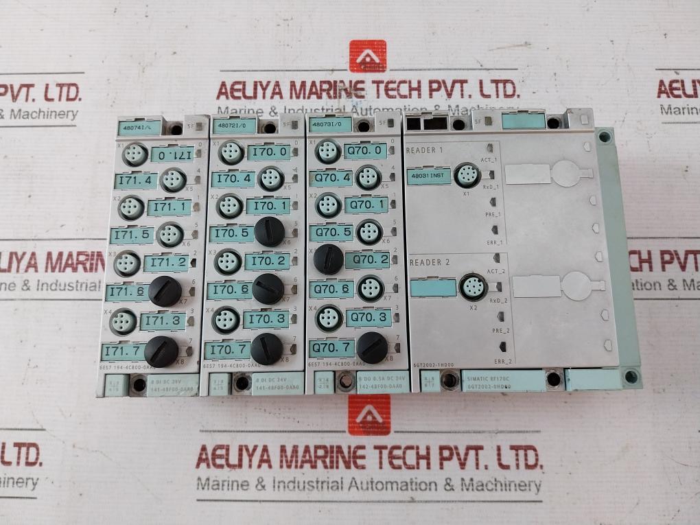 Siemens Simatic 6Gt2002-1Hd00 Rfid Connection Block For Rf170C 24Vdc