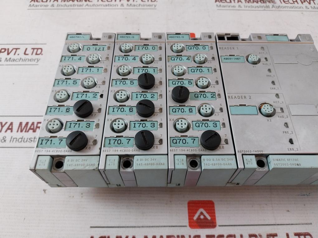 Siemens Simatic 6Gt2002-1Hd00 Rfid Connection Block For Rf170C 24Vdc
