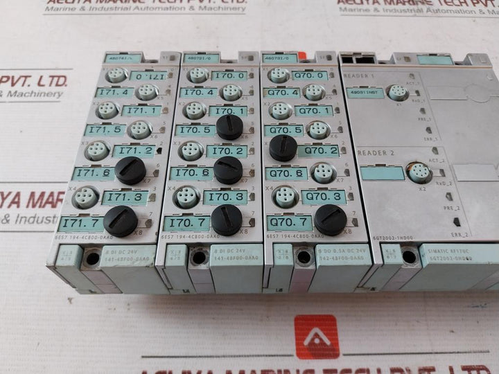 Siemens Simatic 6Gt2002-1Hd00 Rfid Connection Block For Rf170C 24Vdc