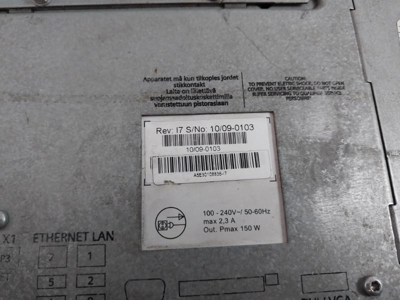 Siemens Simatic 6Av7873-0Bc20-1Aa0 Panel Pc 677B (Ac) 15" Key