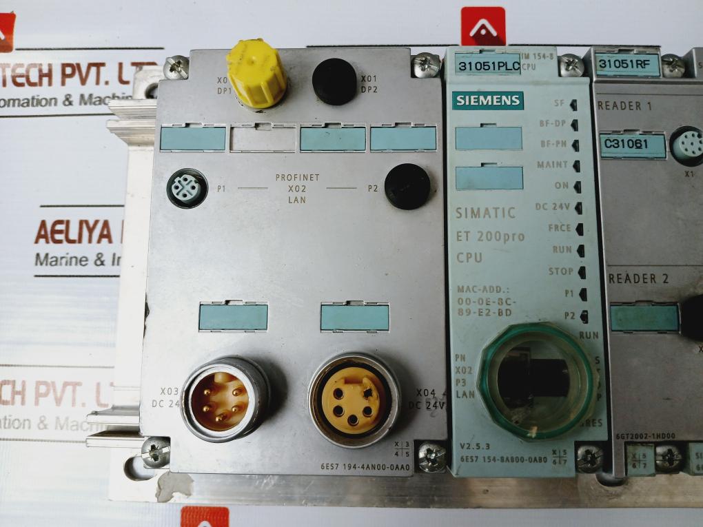 Siemens Simatic 6ES7 154-8AB00-0AB0 Interface Module ET 200PRO IM 154-8 CPU