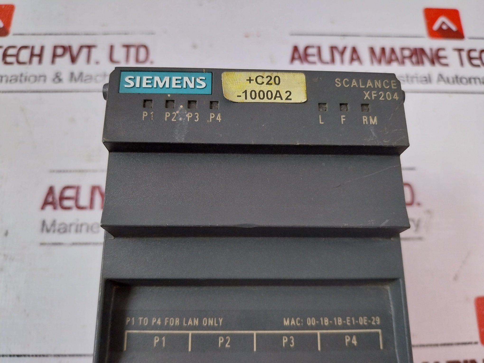 Siemens Simatic 6gk5 204-0ba00-2af2 Net Industrial Ethernet Switch Svp Fn130565