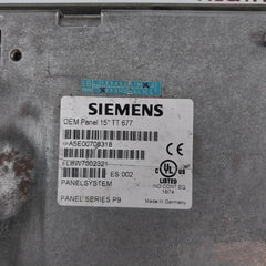 Siemens A5E00708318 Simatic Panel Pc Touch Screen Series P9