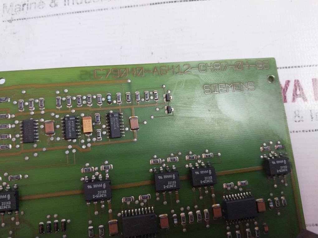 Siemens Simatic C79040-a6412-c497-04-85 Pc Board C79040-a6412-c497-04-86
