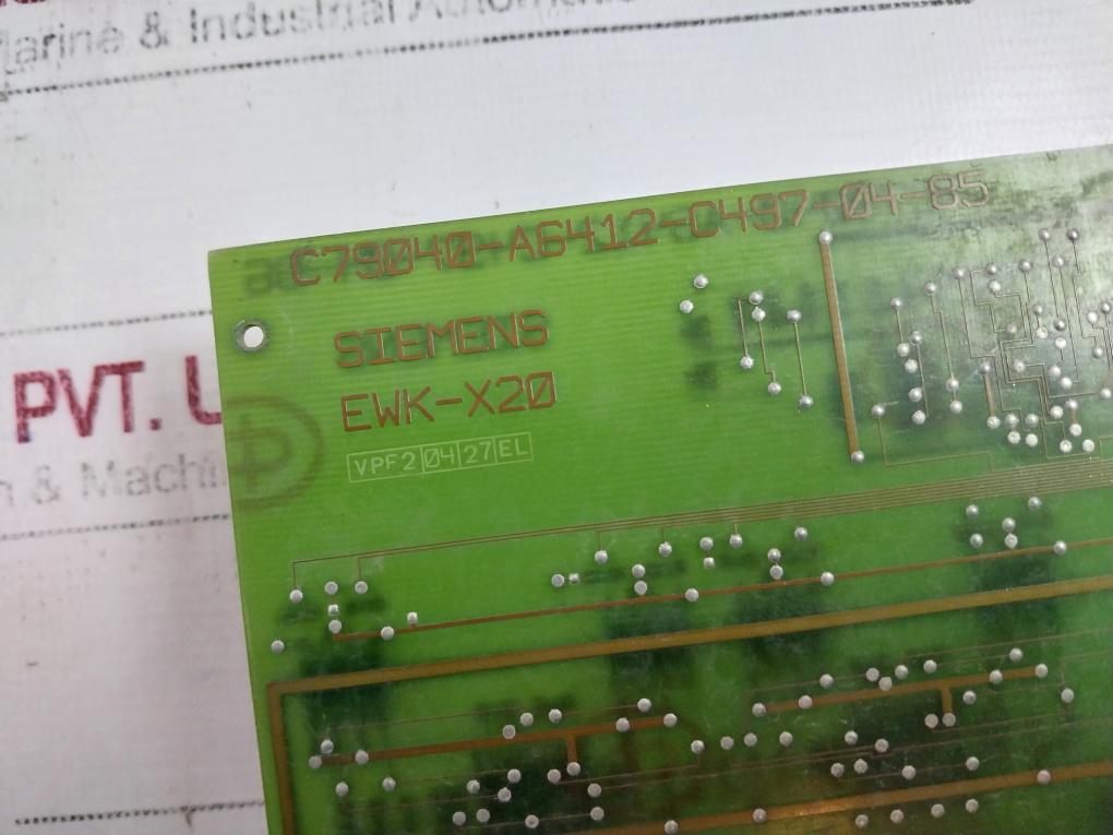 Siemens Simatic C79040-a6412-c497-04-85 Pc Board C79040-a6412-c497-04-86
