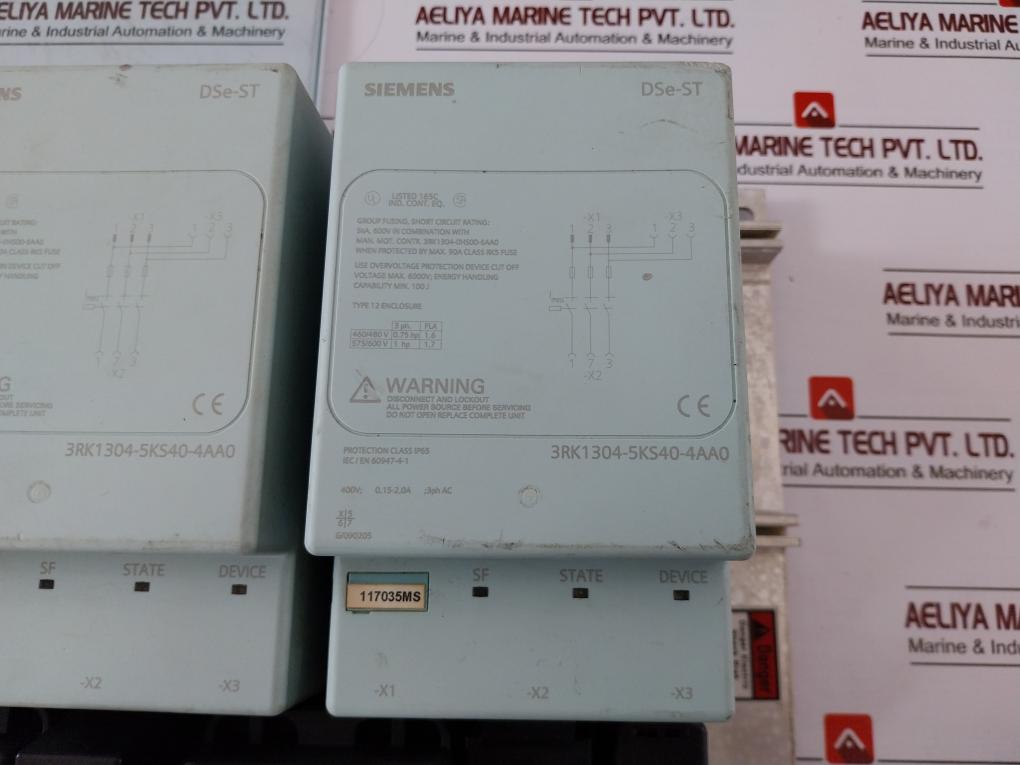Siemens Simatic ET 200PRO Assembly Carrier Module Rack Motor Starter