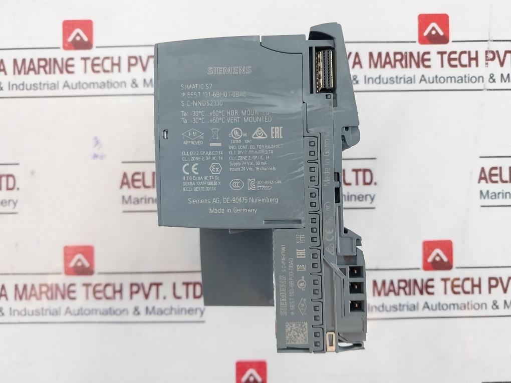Siemens Simatic Et 200Sp ,6Es7155-6Au00-0Dn0, 6Es7138-6Cg00-0Ba0 Plc I/O Module