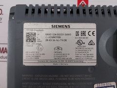 Siemens 6Av2 124-0Gc01-0Ax0 Simatic Hmi Tp700 Comfort Touch Panel