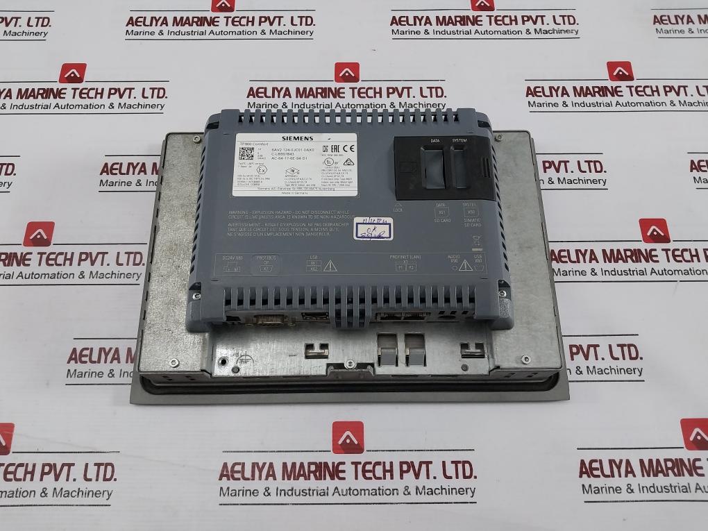 Siemens Simatic Hmi 6Av2 124-0Jc01-0Ax0 Tp900 Comfort Touch Panel Dc24V 1.05A