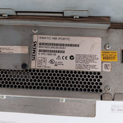 Siemens Simatic Hmi Ipc677C Panel Pc Rev.K7 100-240V/50-60Hz