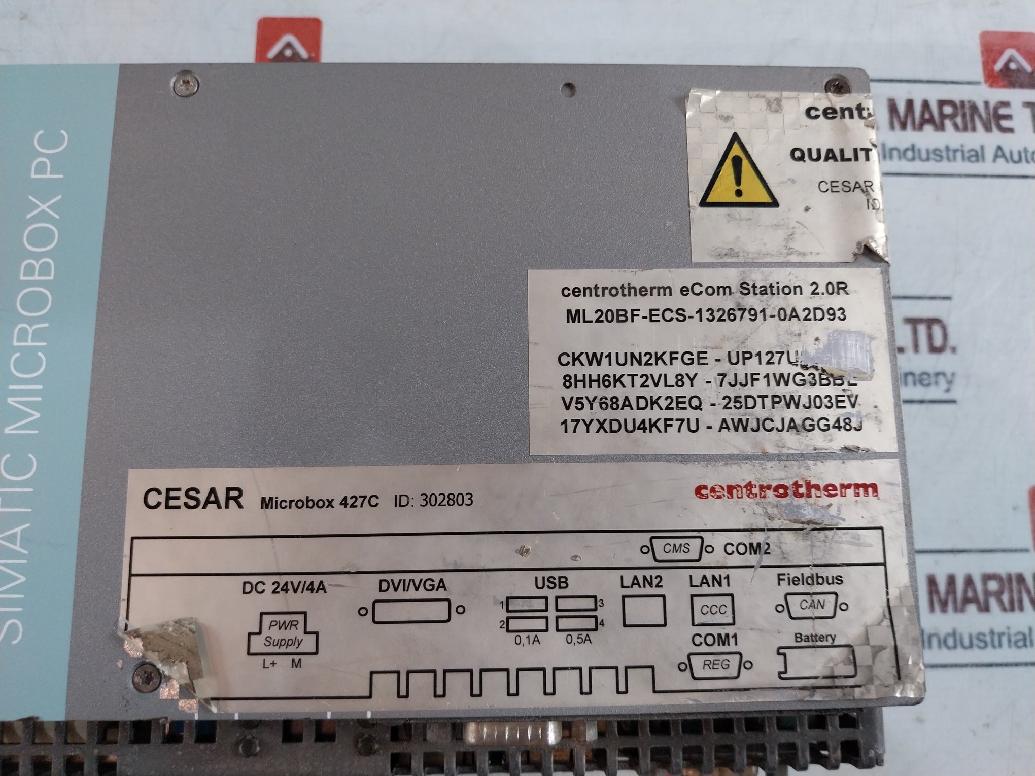 Siemens Simatic Ipc427C 6Es7647-7Bd21-0Ax0 Microbox Pc