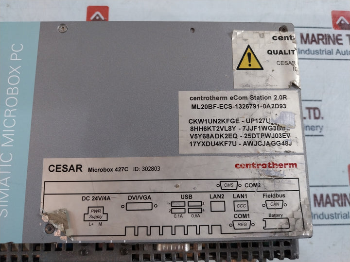 Siemens Simatic Ipc427C 6Es7647-7Bd21-0Ax0 Microbox Pc