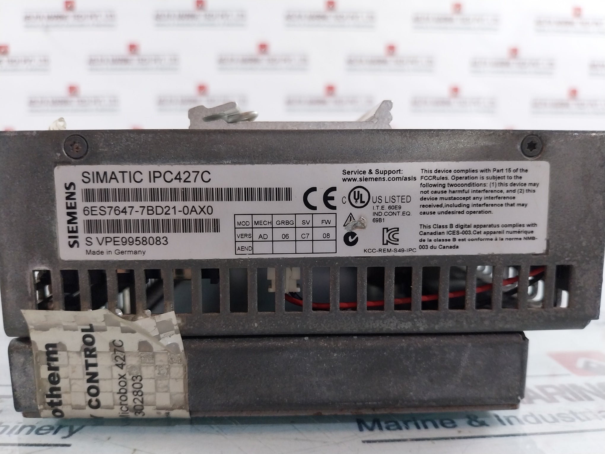 Siemens Simatic Ipc427C 6Es7647-7Bd21-0Ax0 Microbox Pc