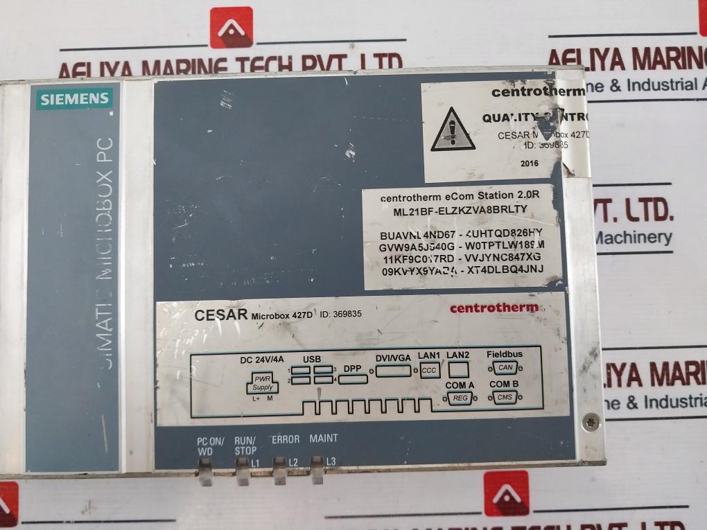Siemens Simatic Ipc427D Microbox Pc 6Ag4140-2Bk30-0Ca0