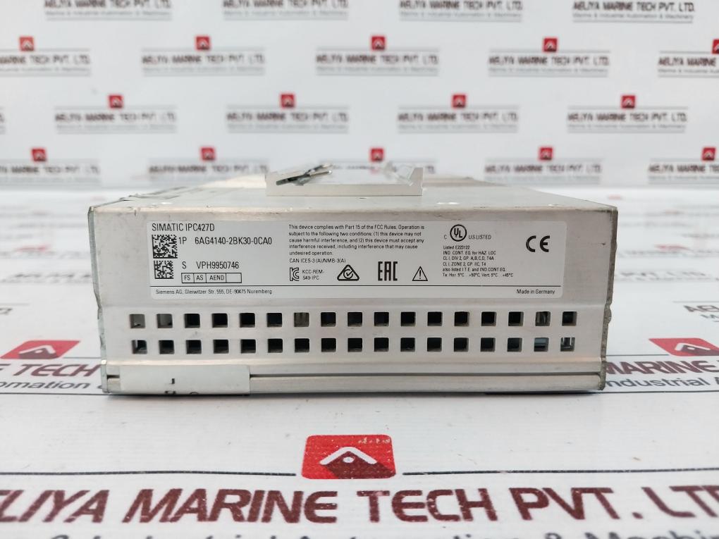 Siemens Simatic Ipc427D Microbox Pc 6Ag4140-2Bk30-0Ca0