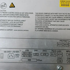 Siemens Ipc477D Simatic Display Touch Panel 6Av7240-3Bc07-6Ka7 100-240V/50-60Hz