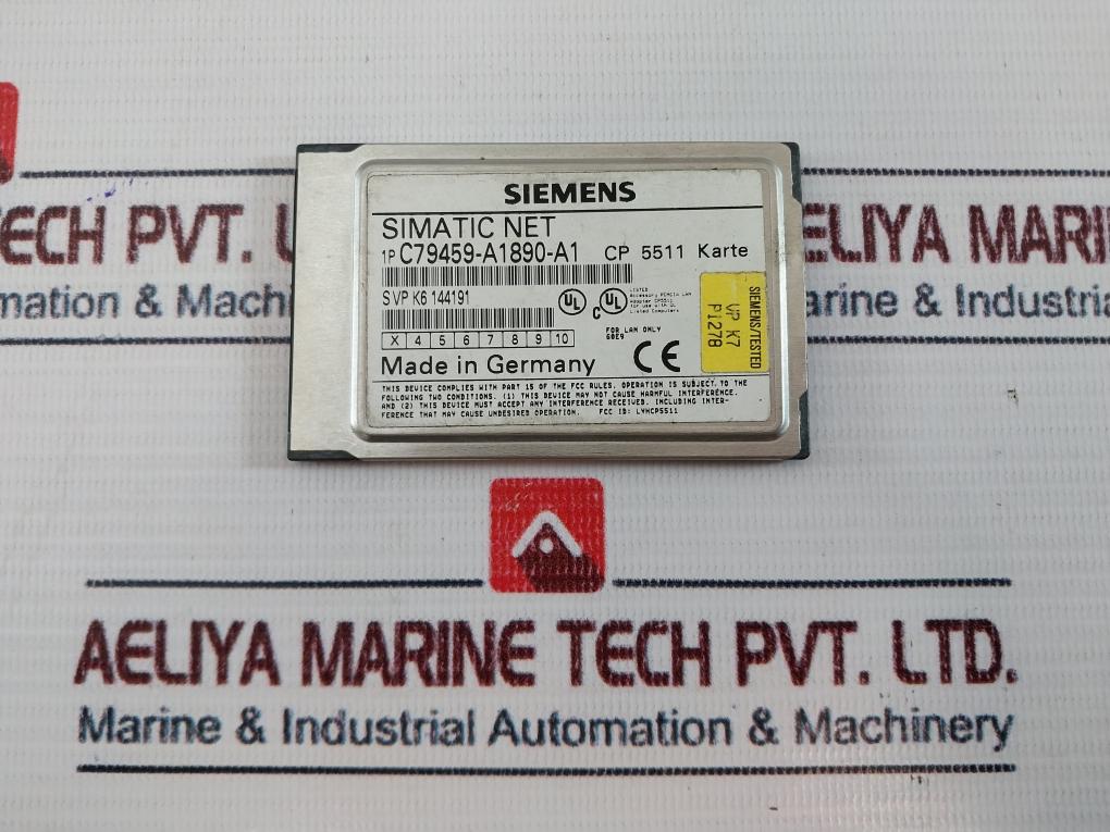 Siemens Simatic Net C79459-a1890-a1 Process Field Bus Cp5511 Card