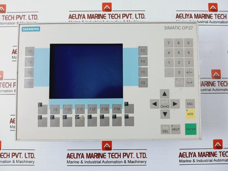 Siemens Simatic Op27 6Av3627-1Jk00-0Ax0 Operator Panel Stn Lc Display