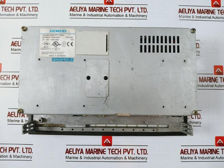 Siemens Simatic Op27 6Av3627-1Jk00-0Ax0 Operator Panel Stn Lc Display